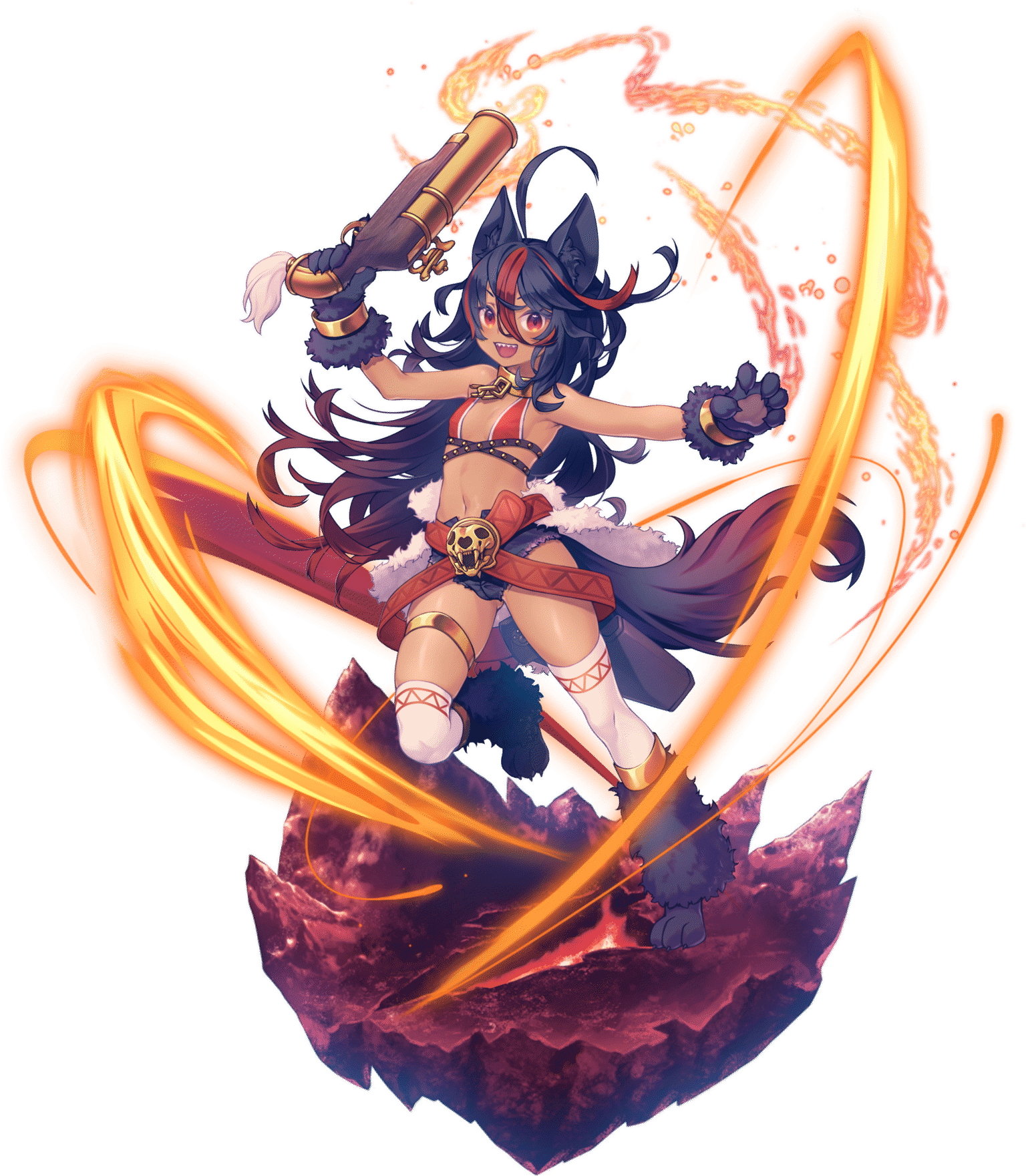 Common ヘルハウンド娘 ケィナの詳細 評価 モンスター娘td攻略 Wiki